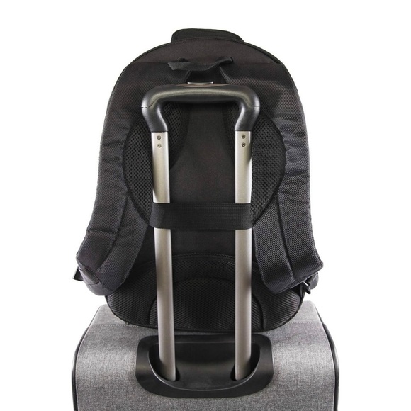 Perry Ellis Unisex M146 Black Business Laptop Backpack - Picture 5 of 15